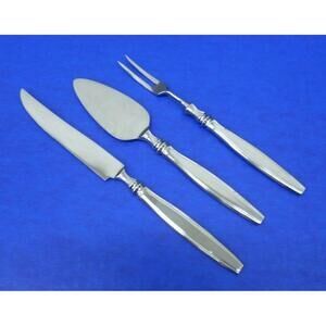 3 pieces NASCO Stainless ESCAPADE Japan CHEESE SERVING SET Pick Knife Fork